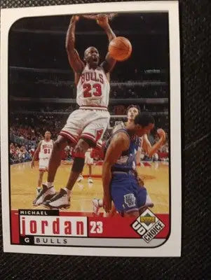 1999 Upper Deck Michael Jordan. UD Choice. #23. Chicago Bulls. NRMT+ - Basketball Card Single