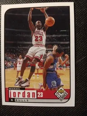 1999 Upper Deck Michael Jordan. UD Choice. #23. Chicago Bulls. NRMT+ - Basketball Card Single