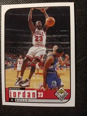 1999 Upper Deck Michael Jordan. UD Choice. #23. Chicago Bulls. NRMT+ - Basketball Card Single