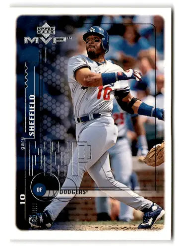 1999 Upper Deck MVP #109 Gary Sheffield NM Near Mint Dodgers ID:77301 - Baseball Card Single