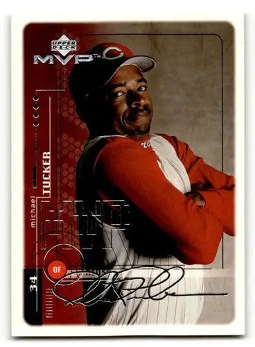 1999 Upper Deck MVP #54 Michael Tucker Cincinnati Reds Baseball Card ID:63334 - Baseball Card Single