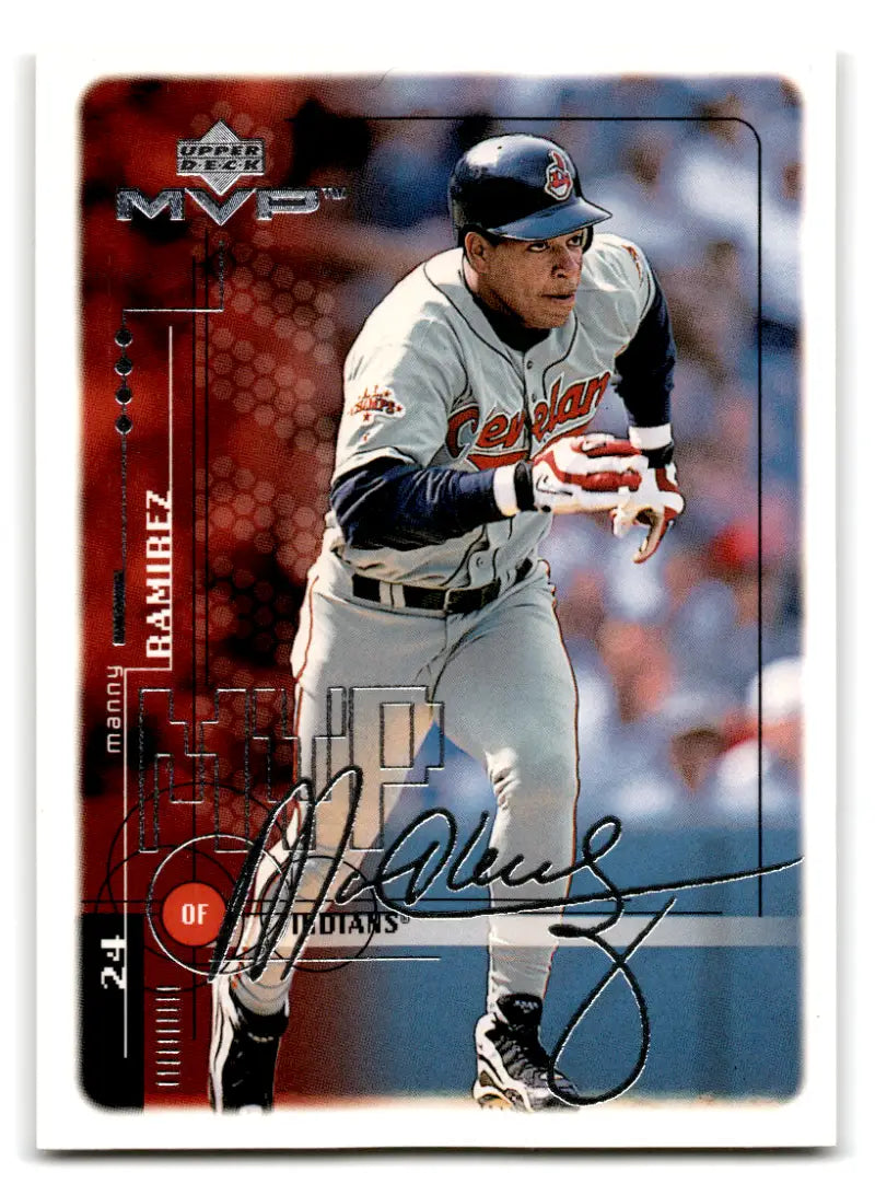 1999 Upper Deck MVP Silver Script #66 Manny Ramirez NM Near Mint Indian ID:82050 - Baseball Card Single