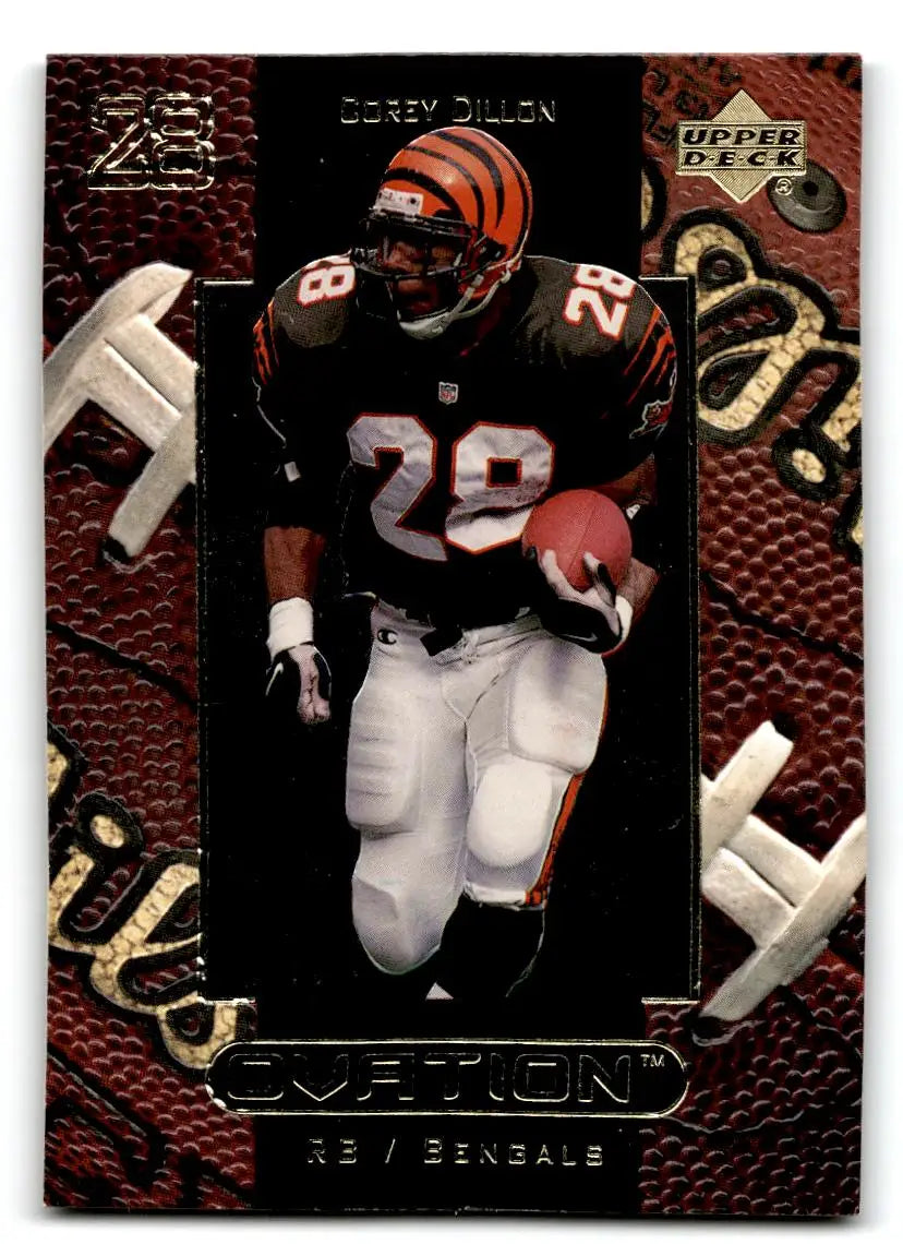 1999 Upper Deck Ovation #12 Corey Dillon - Football Card Single