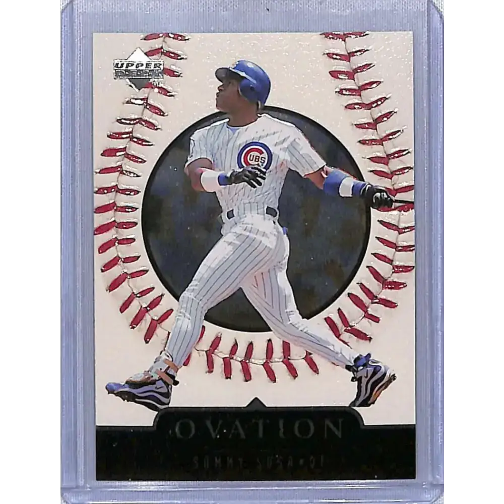 1999 Upper Deck Ovation #40 Sammy Sosa NM-MT Baseball Card - Baseball Card Single