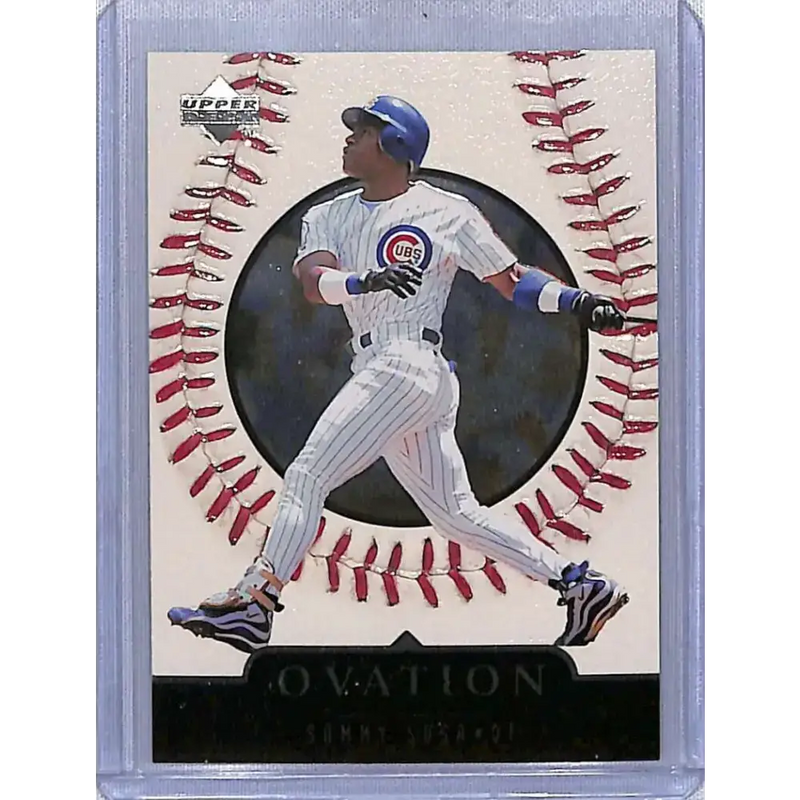1999 Upper Deck Ovation #40 Sammy Sosa NM-MT Baseball Card - Baseball Card Single