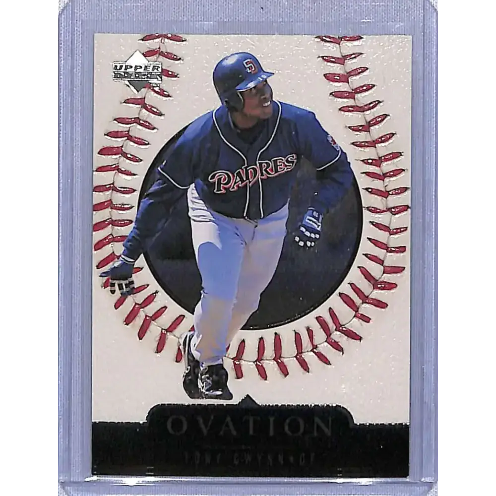 1999 Upper Deck Ovation #55 Tony Gwynn NM-MT Baseball Card - Baseball Card Single