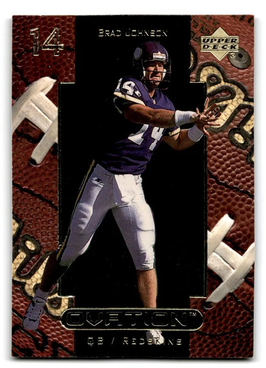 1999 Upper Deck Ovation #59 Brad Johnson - Football Card Single