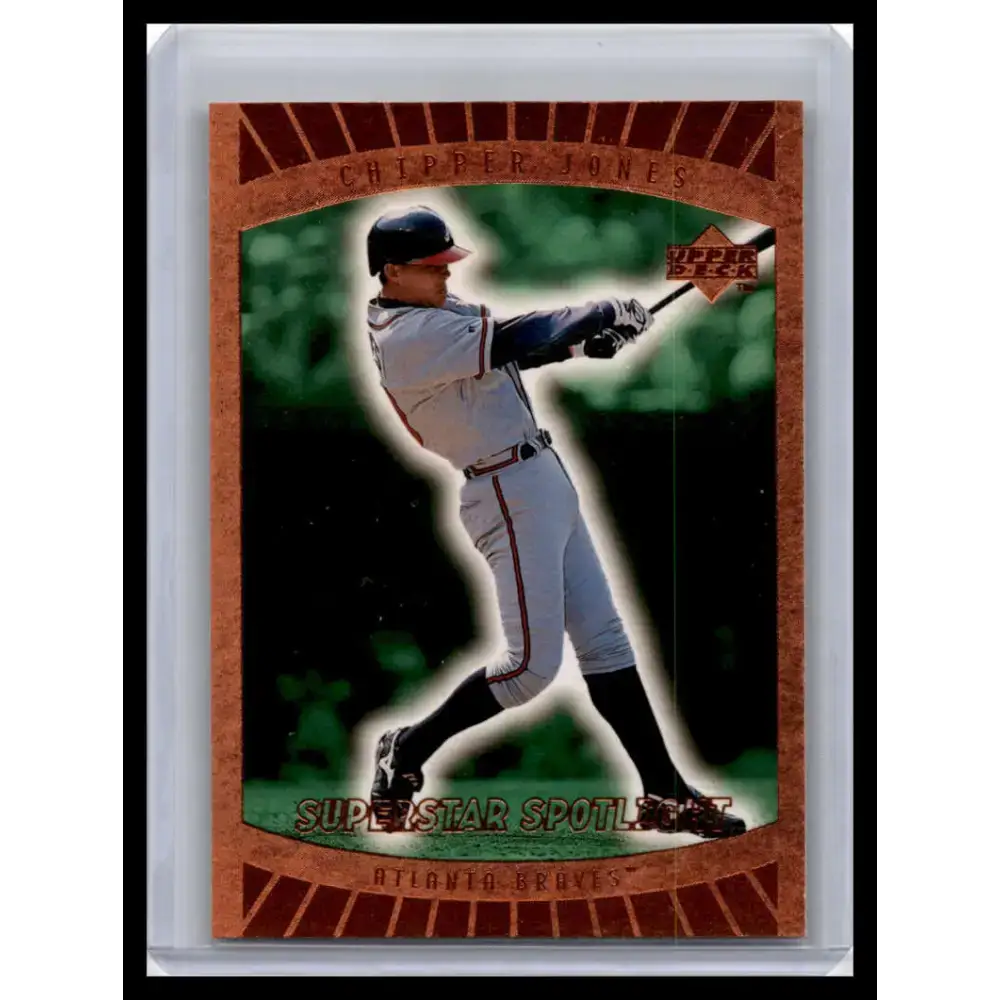 1999 Upper Deck Ovation #85 Chipper Jones NM-MT Atlanta Braves Baseball Card - Baseball Card Single