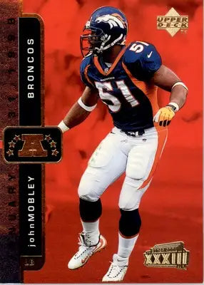 1999 Upper Deck Super Bowl XXXIII #15 John Mobley - Football Card Single