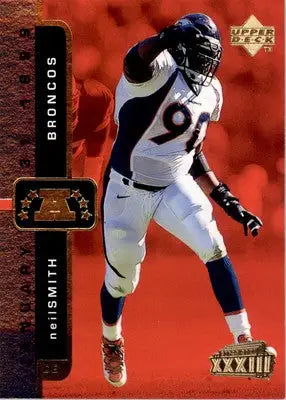 1999 Upper Deck Super Bowl XXXIII #19 Neil Smith - Football Card Single