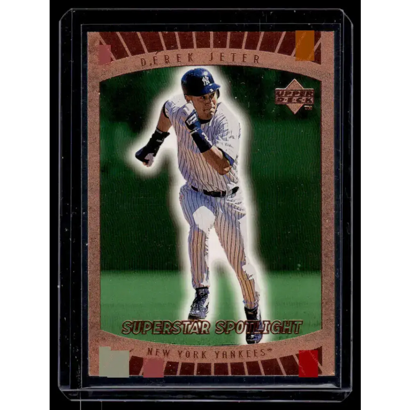 1999 Upper Deck Superstar Spotlight #84 Derek Jeter NM-MT New York Yankees Baseball Card - Baseball Card Single