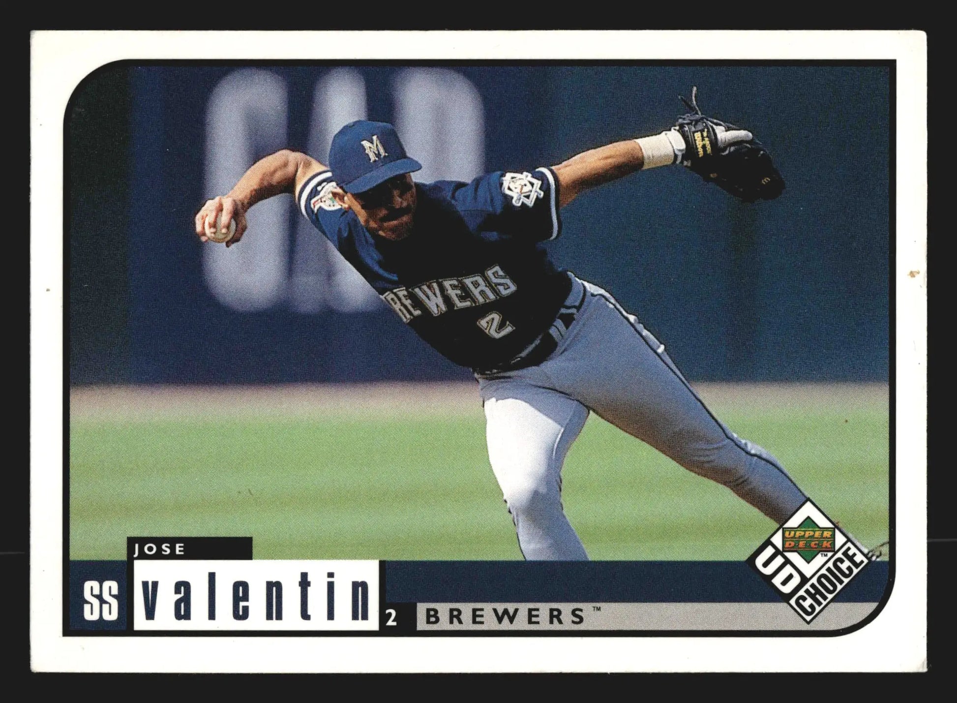 1999 Upper Deck UD Choice Jose Valentin #103 Milwaukee Brewers - Baseball Card Single