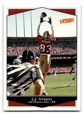1999 Upper Deck Victory #239 J.J. Stokes - Football Card Single