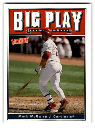 1999 Upper Deck Victory Mark McGwire baseball card Cardinals NM-MT collectible