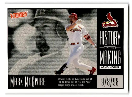 1999 Upper Deck Victory #322 Mark McGwire NM-MT Cardinals ID:70137 - Baseball Card Single
