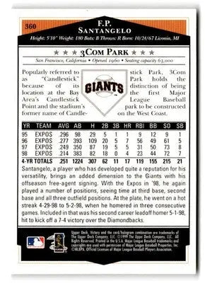 1999 Upper Deck Victory #360 F.P. Santangelo - Baseball Card Single