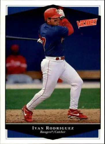 1999 Upper Deck Victory #398 Ivan Rodriguez NM Near Mint Rangers - Baseball Card Single