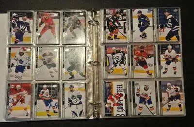 1in Binder Lot - 2020-21 Upper Deck NHL Hockey Cards - 120+ Base Cards 7 Pages - Hockey Card Single