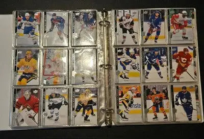 1in Binder Lot - 2020-21 Upper Deck NHL Hockey Cards - 120+ Base Cards 7 Pages - Hockey Card Single