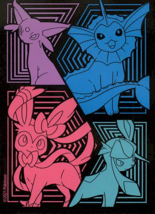 1X Single Official 2021 Evolving Skies ETB Eeveelutions Pokemon Card Sleeve