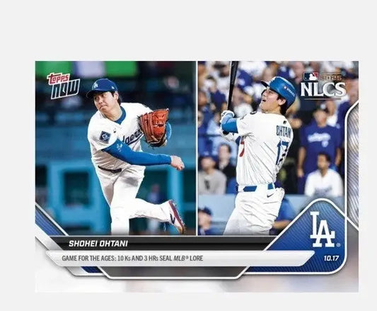 20 Pack IN HAND Shohei Ohtani - 2025 MLB Topps NOW Card 884 - 3-HR’s & 10-K’s ? - Trading Cards