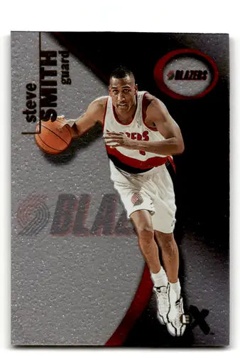 Steve Smith basketball card with original gloss from Fleer E-X 2000-01 Blazers