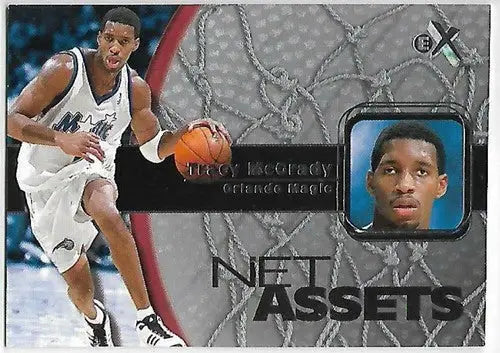 2000-01 Fleer E-X Net Assets #7 NA Tracy McGrady NM-MT Magic - Basketball Card Single