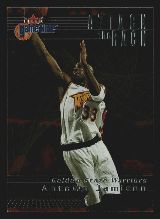 2000-01 Fleer Game Time Attack the Rack Antawn Jamison #AR12 - Basketball Card Single
