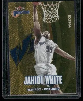 2000-01 Fleer Game Time Extra Jahidi White #28 Basketball - Basketball Card Single