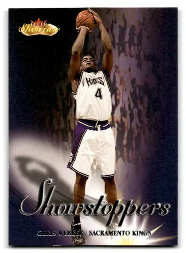 2000-01 Fleer Showcase Showstoppers #S7 Chris Webber NM-MT Sac Kings ID:82111 - Basketball Card Single