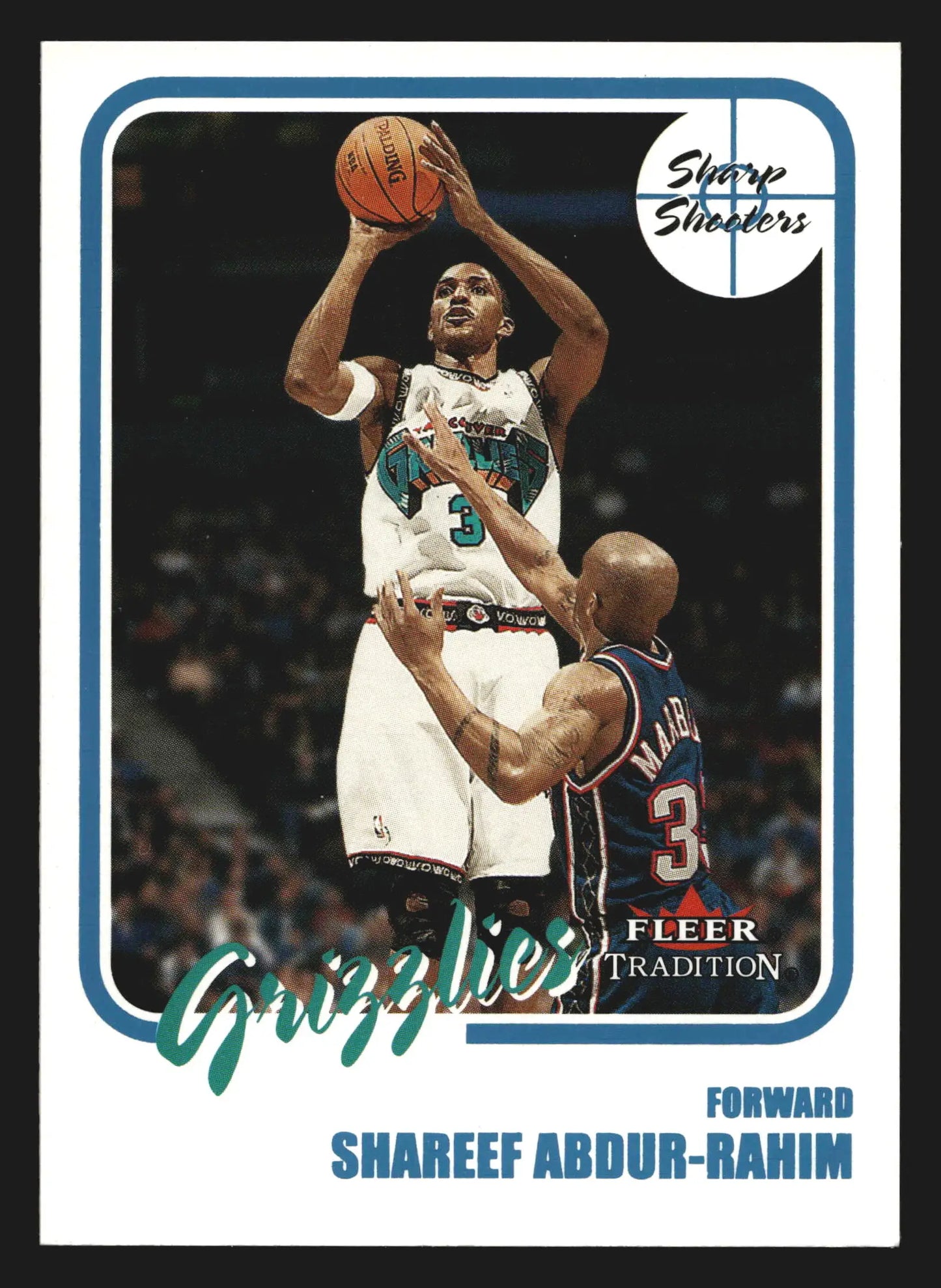 2000-01 Fleer Tradition Sharp Shooters #8 Shareef Abdur-Rahim - Basketball Card Single