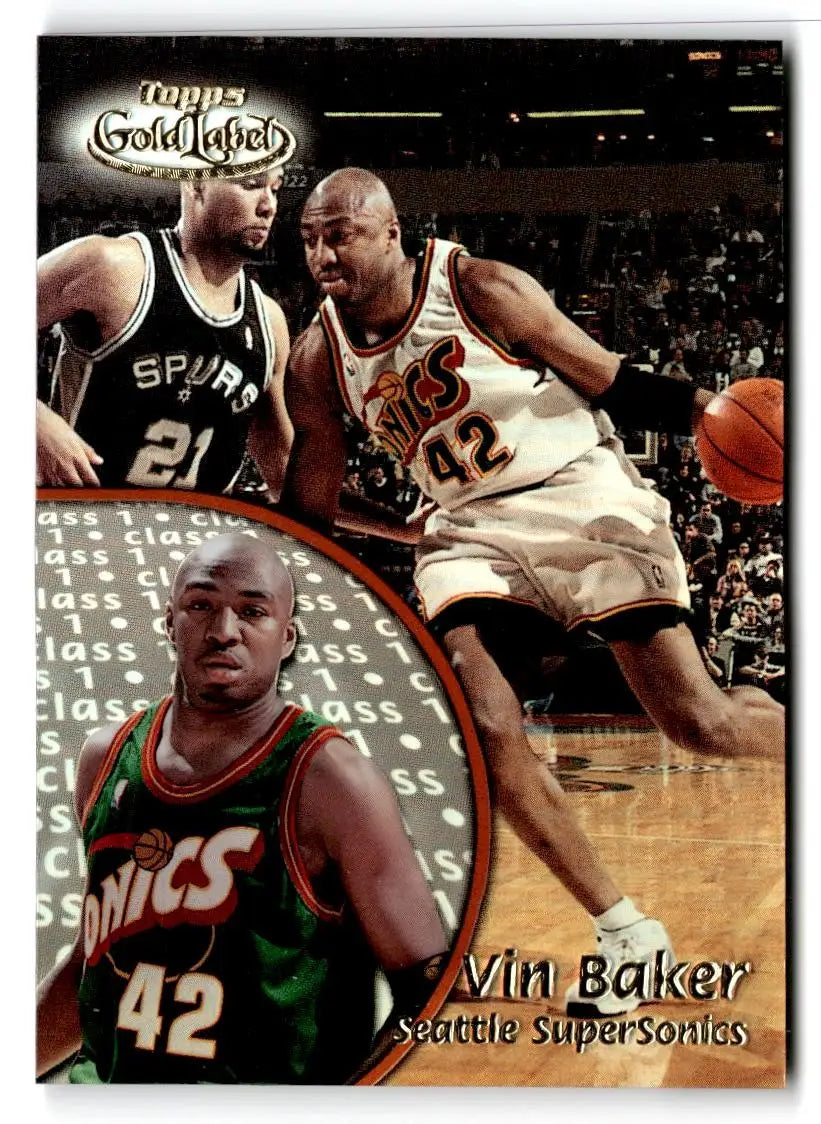 2000-01 Topps Gold Label #57 Vin Baker - Basketball Card Single