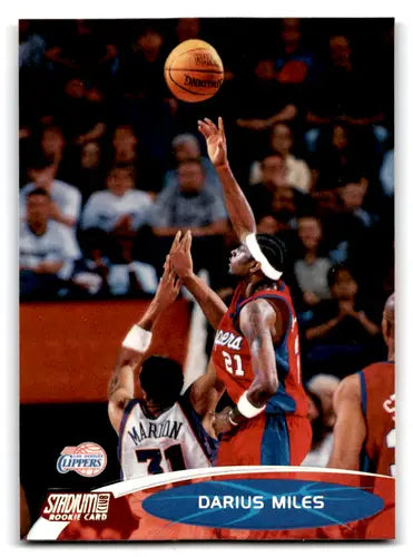 2000-01 Topps Stadium Club #153 Darius Miles NM Near Mint RC Rookie Cli ID:72724 - Basketball Card Single