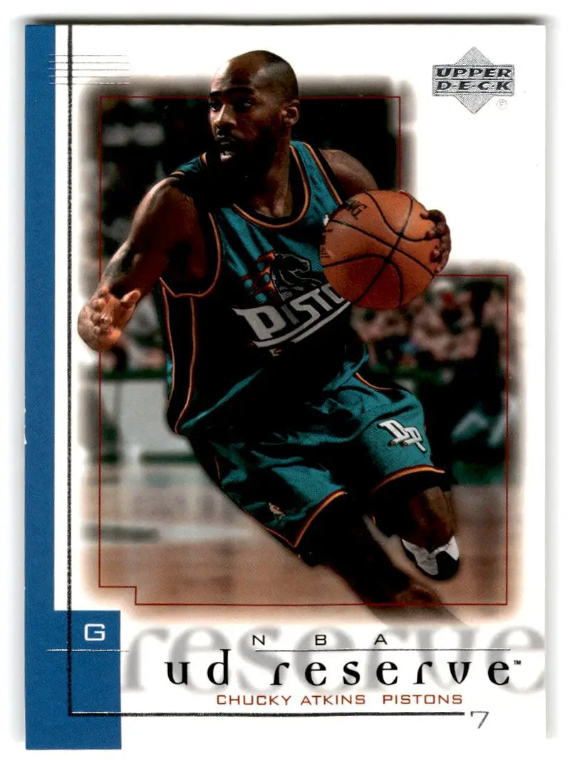 2000-01 UD Reserve #24 Chucky Atkins - Basketball Card Single