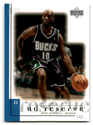 2000-01 UD Reserve #47 Sam Cassell NM Near Mint Bucks ID:82938 - Basketball Card Single