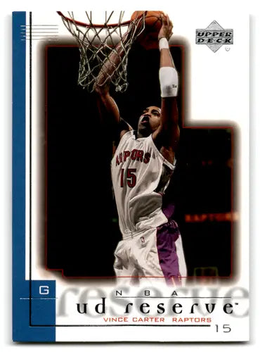 2000-01 UD Reserve #79 Vince Carter NM Near Mint Raptors ID:83013 - Basketball Card Single