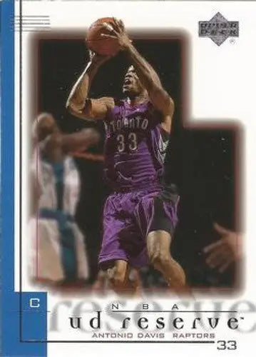 2000-01 UD Reserve #81 Antonio Davis NM-MT Raptors ID:3981 - Basketball Card Single