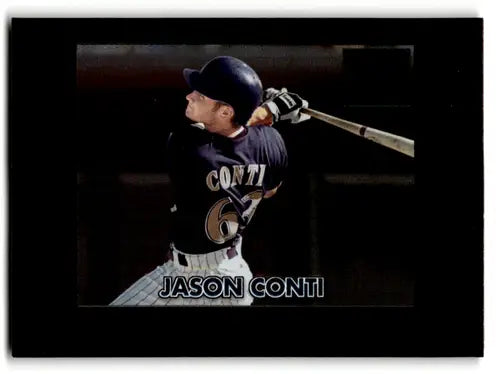 Framed baseball card of Jason Conti NM-MT from 2000 Bowman Diamondbacks with original gloss