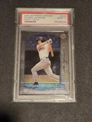 2000 Bowman Chrome Draft Picks #106 Tripper Johnson Draft Picks PSA 9 - Baseball Card Single