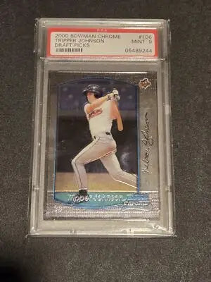 2000 Bowman Chrome Draft Picks #106 Tripper Johnson Draft Picks PSA 9 - Baseball Card Single