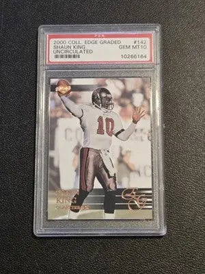 2000 Collector’s Edge EG #142 Shaun King Uncirculated PSA 10 - Football Card Single