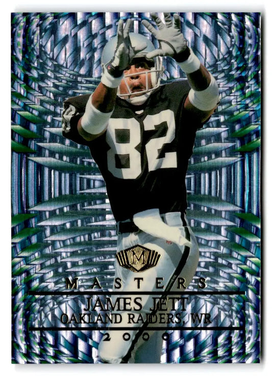 2000 Collector’s Edge Masters #134 James Jett #/2000 - Football Card Single