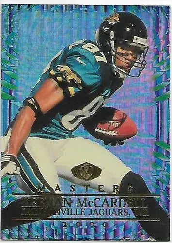 Original gloss football player card of Keenan McCardell from 2000 Collector’s Edge Masters