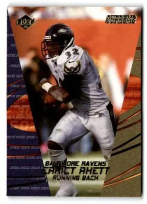 2000 Collector’s Edge Supreme #12 Errict Rhett - Football Card Single