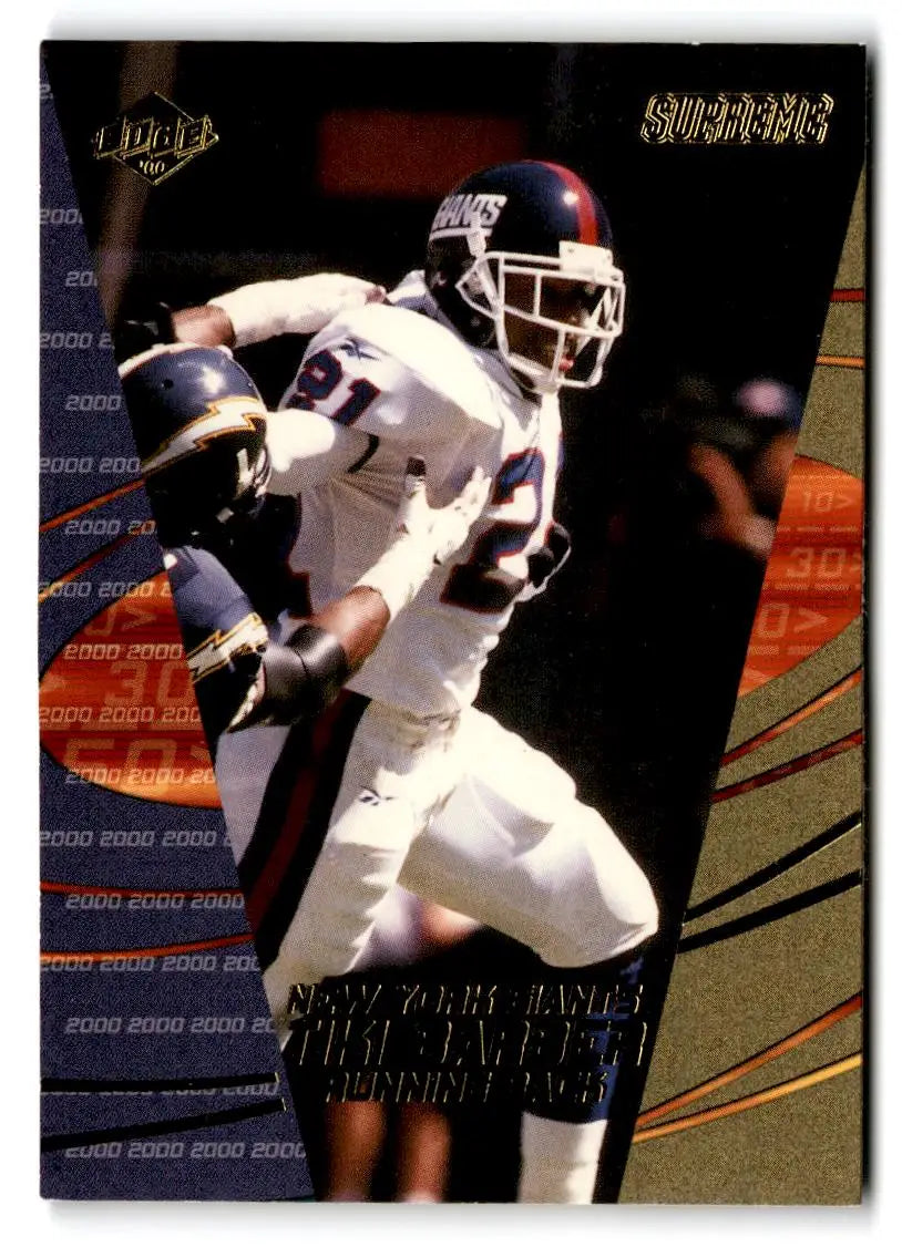 2000 Collector’s Edge Supreme #91 Tiki Barber - Football Card Single