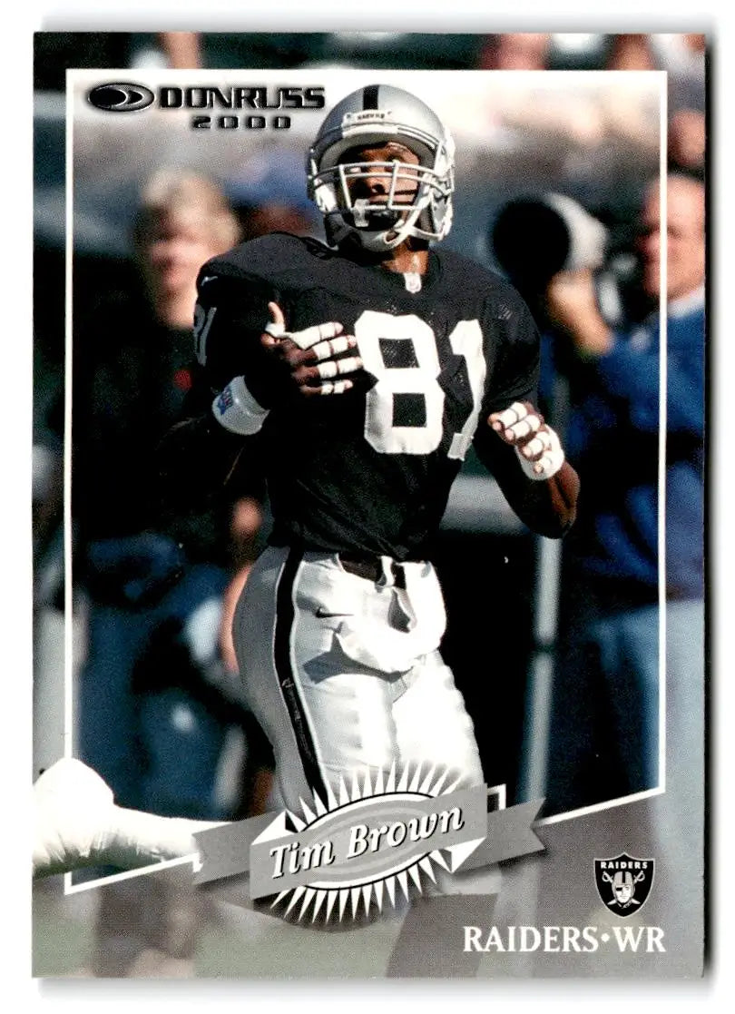 2000 Donruss #103 Tim Brown - Football Card Single