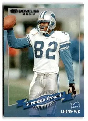 2000 Donruss #58 Germane Crowell - Football Card Single