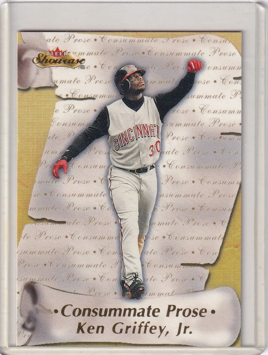2000 FLEER #10 KEN GRIFFEY JR CONSUMMATE PROSE- CINCINNATI REDS - Baseball Card Single