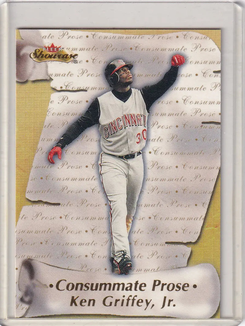 2000 FLEER #10 KEN GRIFFEY JR CONSUMMATE PROSE- CINCINNATI REDS - Baseball Card Single