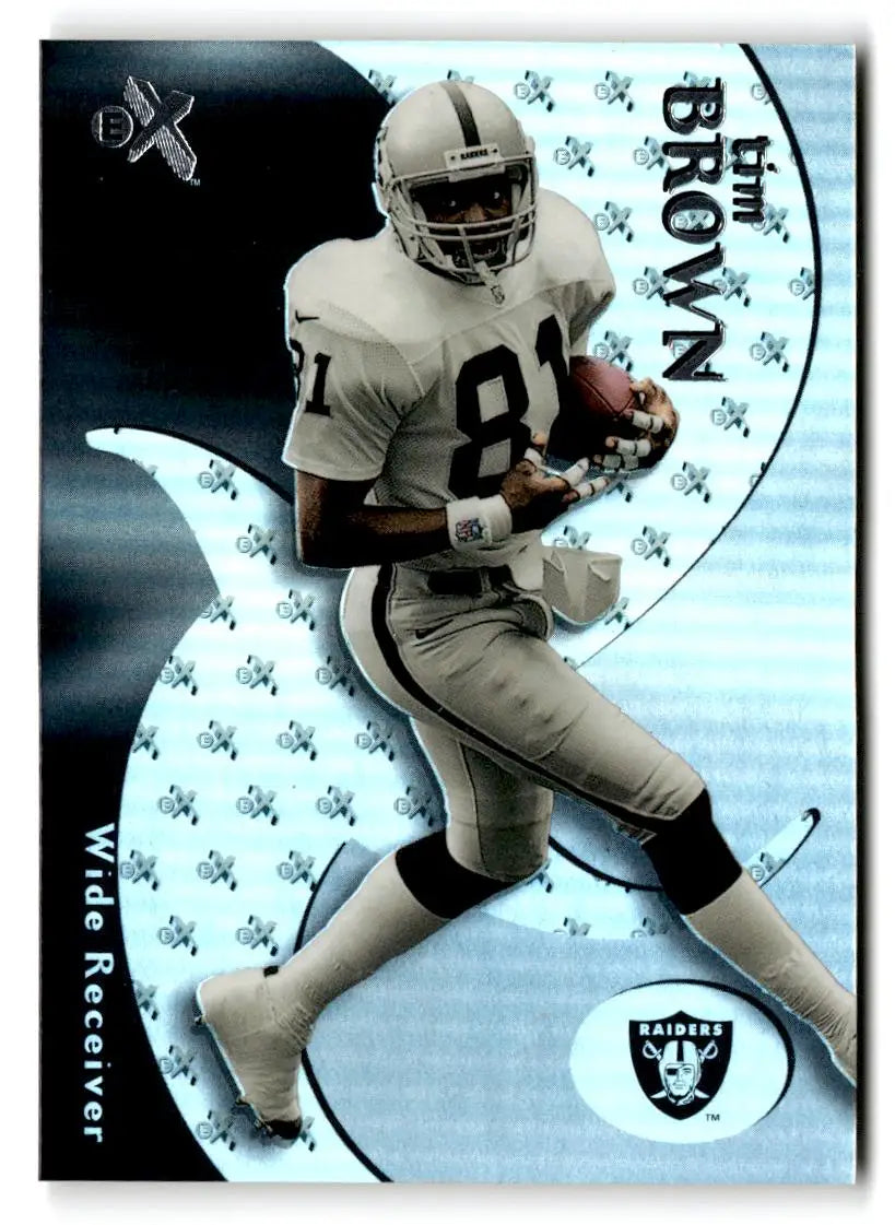 2000 Fleer E-X #28 Tim Brown - Football Card Single